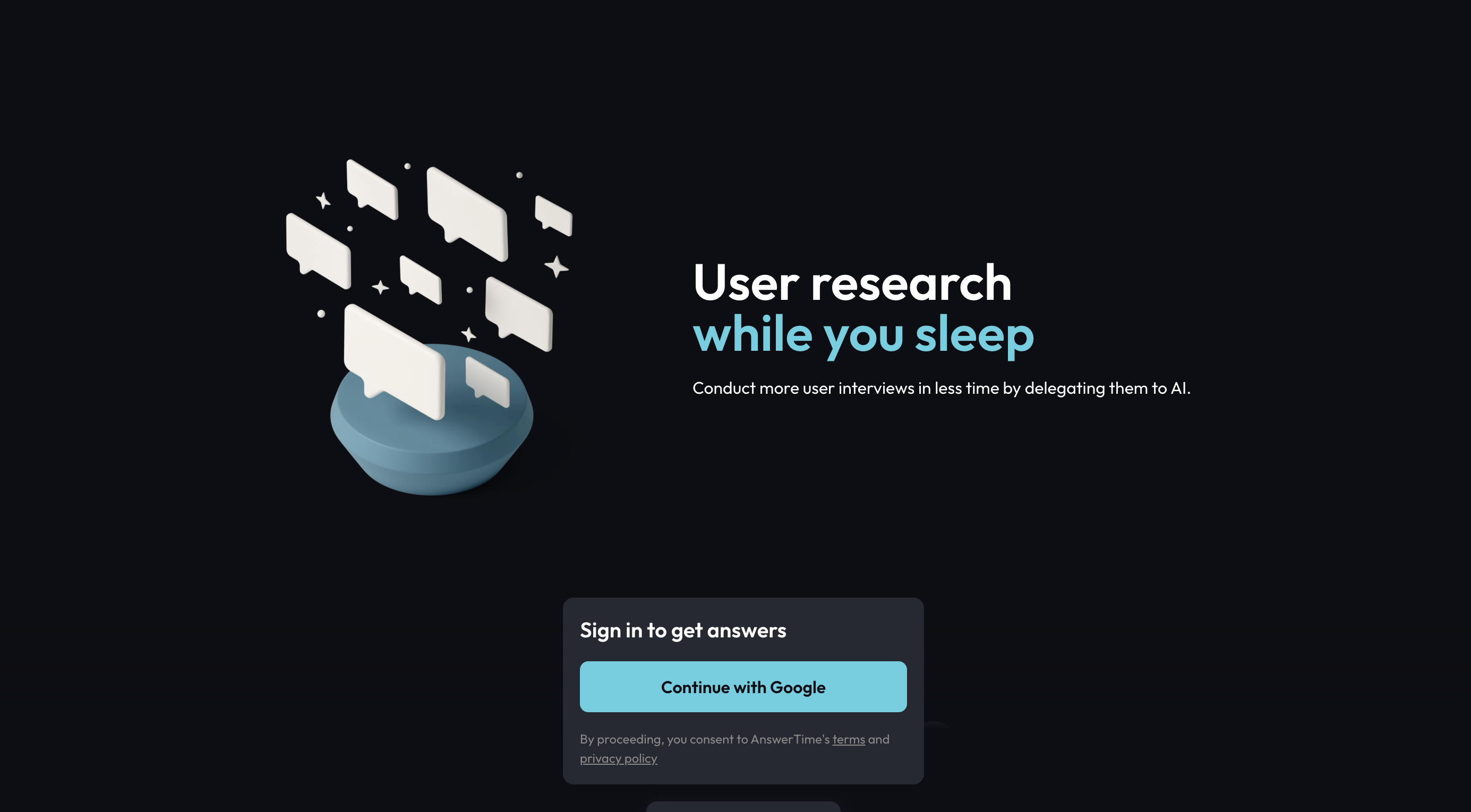 User research while you sleep