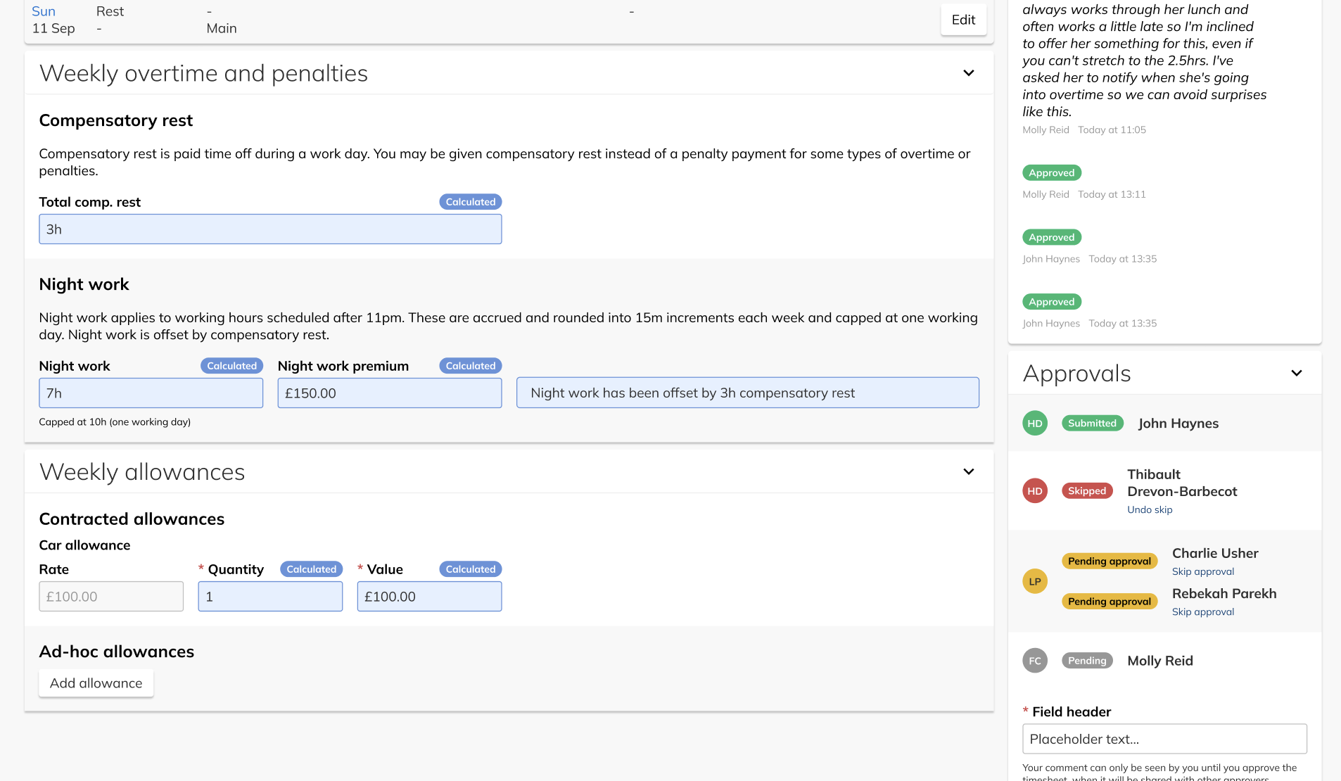 Consolidated claims — expenses and mileage in one submission